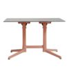 Table CANNES Grosfillex 110x69cm Terracotta / Gris Cryptic