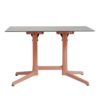 Table CANNES Grosfillex 110x69cm Terracotta / Gris Cryptic