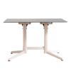 Table CANNES Grosfillex 120x79cm Havane / Gris Cryptic