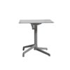 Table CANNES Grosfillex 69x69cm Anthracite / Gris Cryptic
