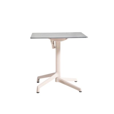 Table CANNES Grosfillex 69x69cm Havane / Gris Cryptic