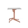 Table CANNES Grosfillex 69x69cm Terracotta / Gris Cryptic