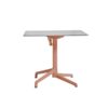 Table CANNES Grosfillex 79x79cm Terracotta / Gris Cryptic