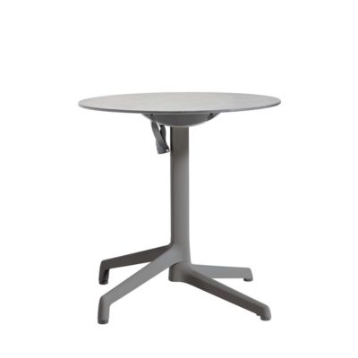Table CANNES Grosfillex ∅69cm Anthracite / Gris Cryptic