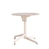 Table CANNES Grosfillex ∅69cm Havane / Walnut