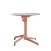 Table CANNES Grosfillex ∅69cm Terracotta / Gris Cryptic