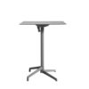 Table haute CANNES Grosfillex 79x79cm Anthracite / Gris Cryptic