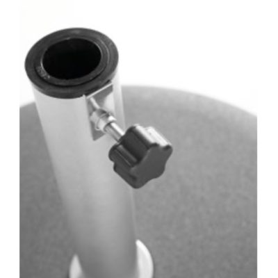 Système serrage mâchoire Base de parasol Grosfillex 40kg béton Anthracite / inox 47109002