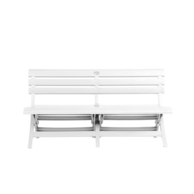 Banc WESTPORT Grosfillex Blanc