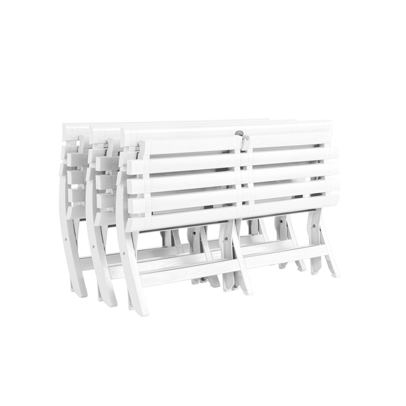 Banc WESTPORT Grosfillex Blanc - CHAPI CHAPO