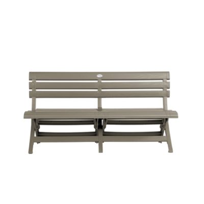 Banc WESTPORT Grosfillex Taupe US449181