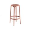 Tabouret de bar CANNES Grosfillex Terracotta