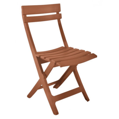 Chaise pliante MIAMI Grosfillex Terracotta