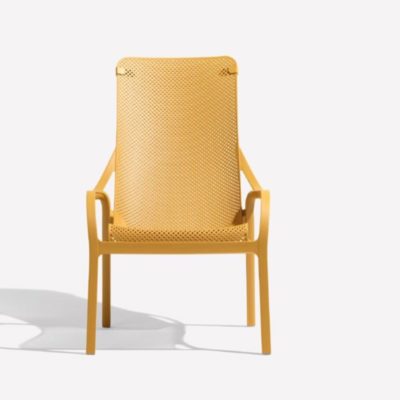 Fauteuil NET LOUNGE Nardi Senape face