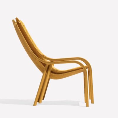 Fauteuil NET LOUNGE Nardi Senape pile