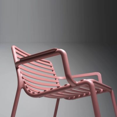 Fauteuil DOGA RELAX Nardi design tubulaire