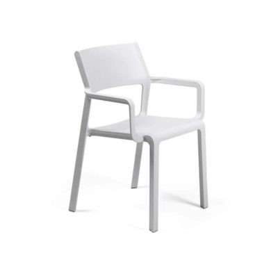 Fauteuil TRILL Nardi Bianco design sculptural